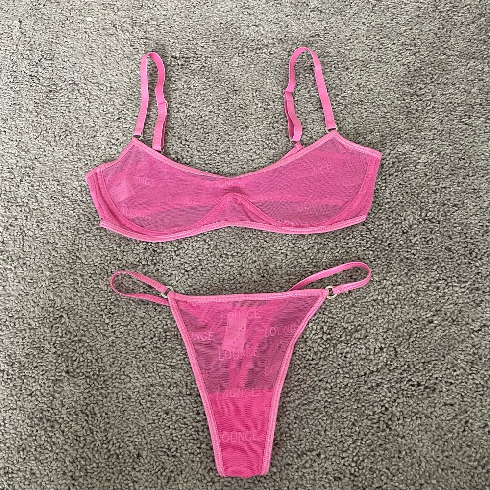 Lounge Underwear Bold Mesh Set